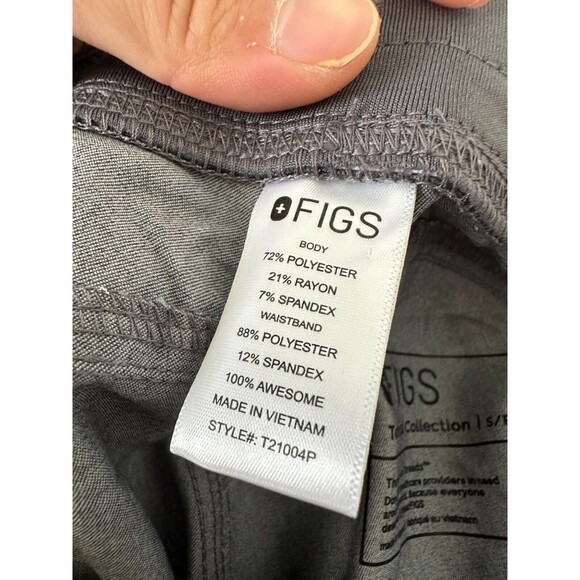 FIGS Casma Kade Cargo Scrub Pants Graphite Gray Medical Women's Medium Petite - Picture 5 of 8
